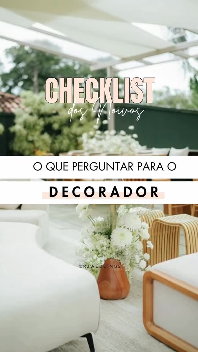 📌 REUNIÃO MARCADA COM O DECORADOR? Então já salva esse Post! 

Faltou alguma? Comenta aqui e ajude outros noivos a ficarem mais atentos!

#serra #riodejaneiro